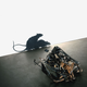 Illustration for article titled Gruesome shadow art transforms garbage and mummified rats into severed heads